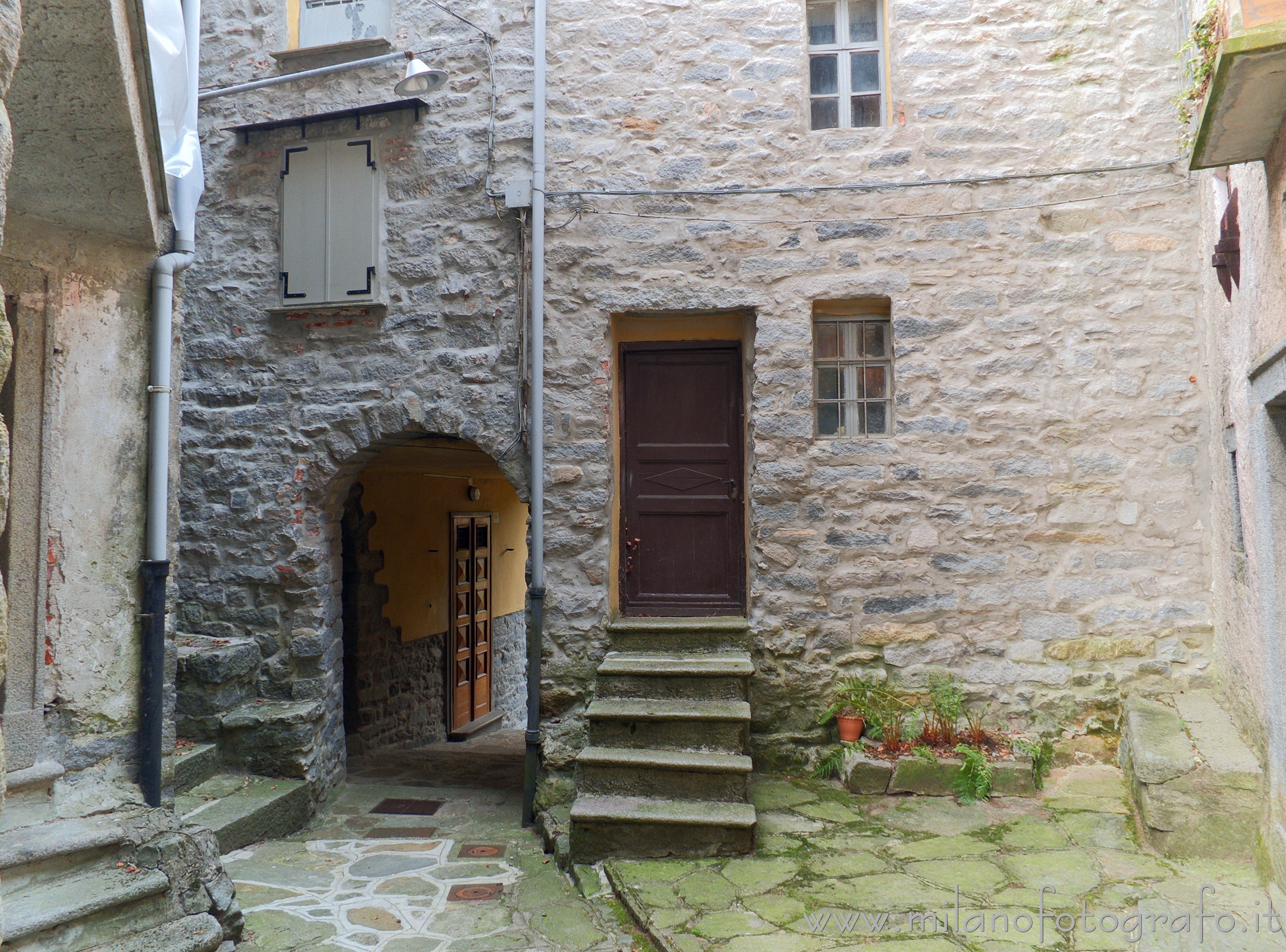 Rosazza (Biella, Italy) - Small square between the houses